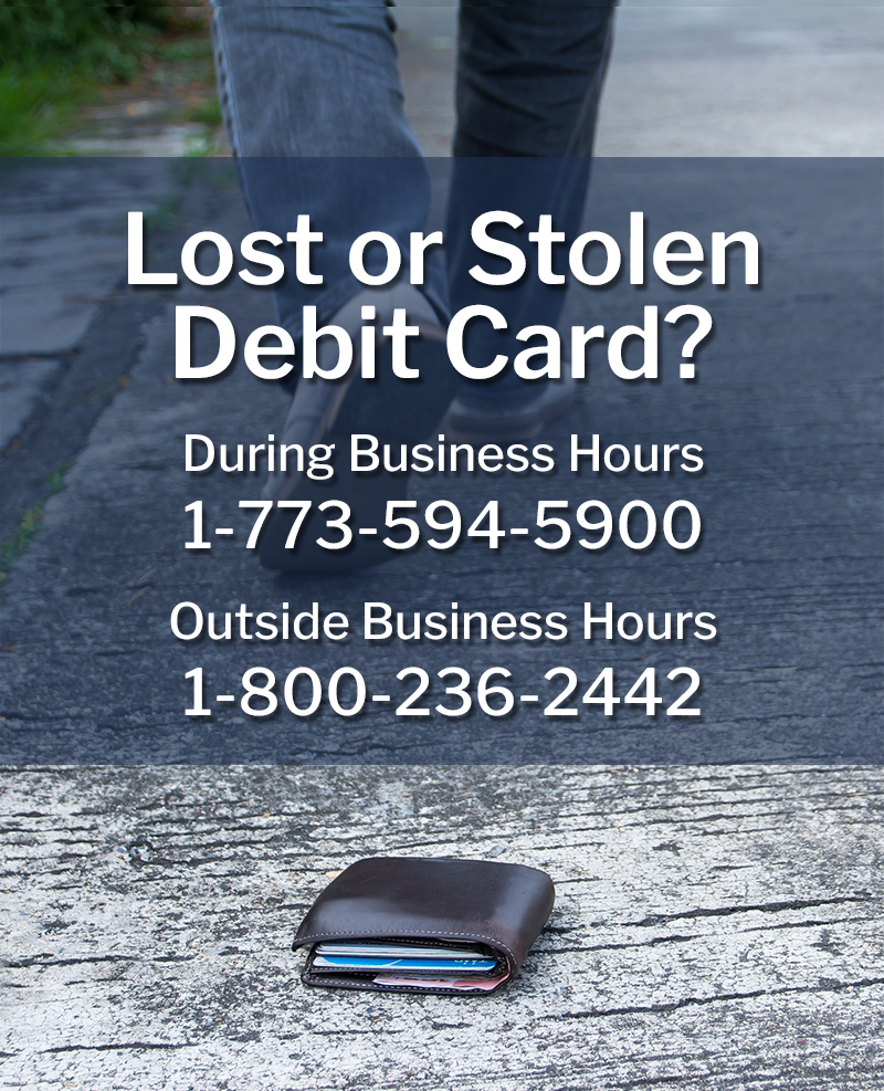Report a Lost or Stolen Card